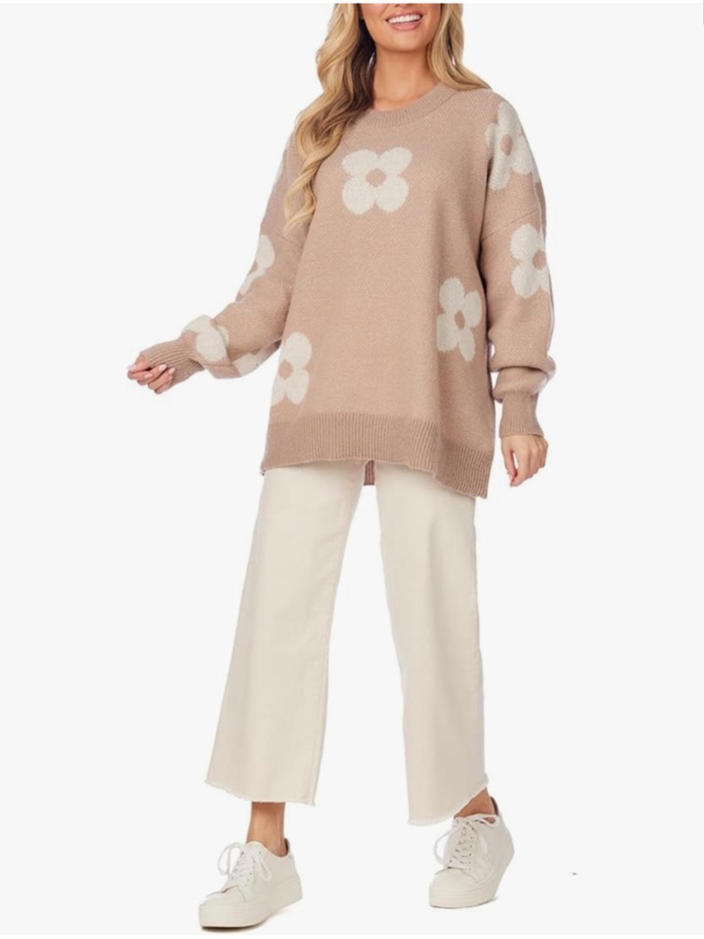 NWT Mud Pie Floral Sweater